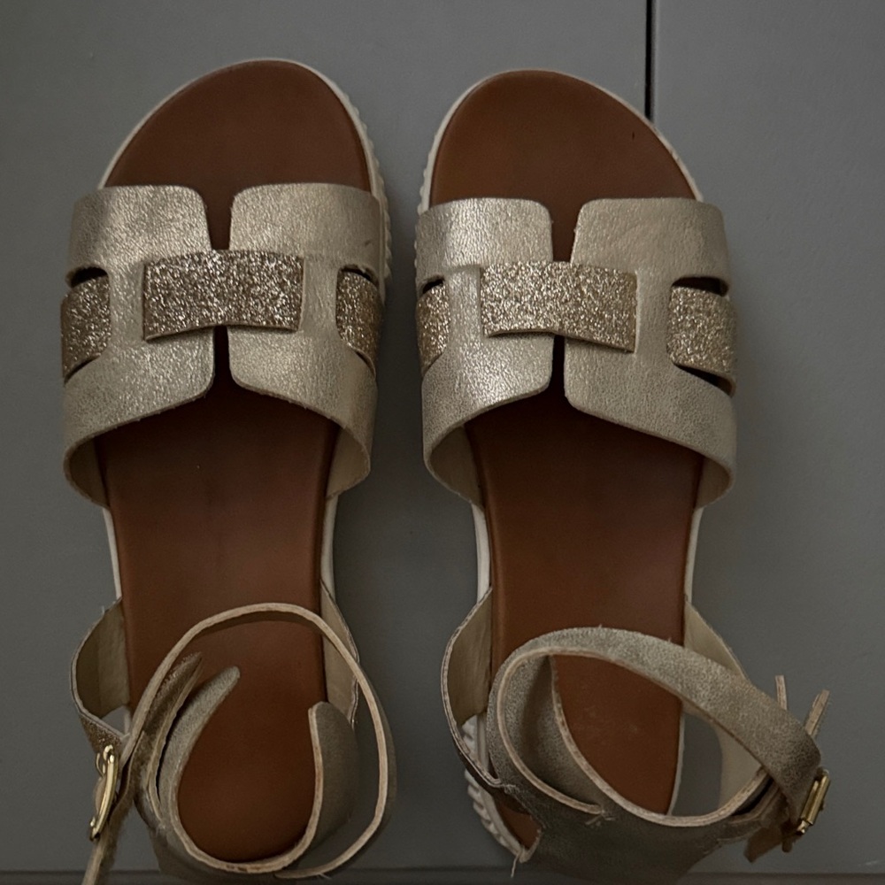 MIA Gold Glitter Women's Sandals